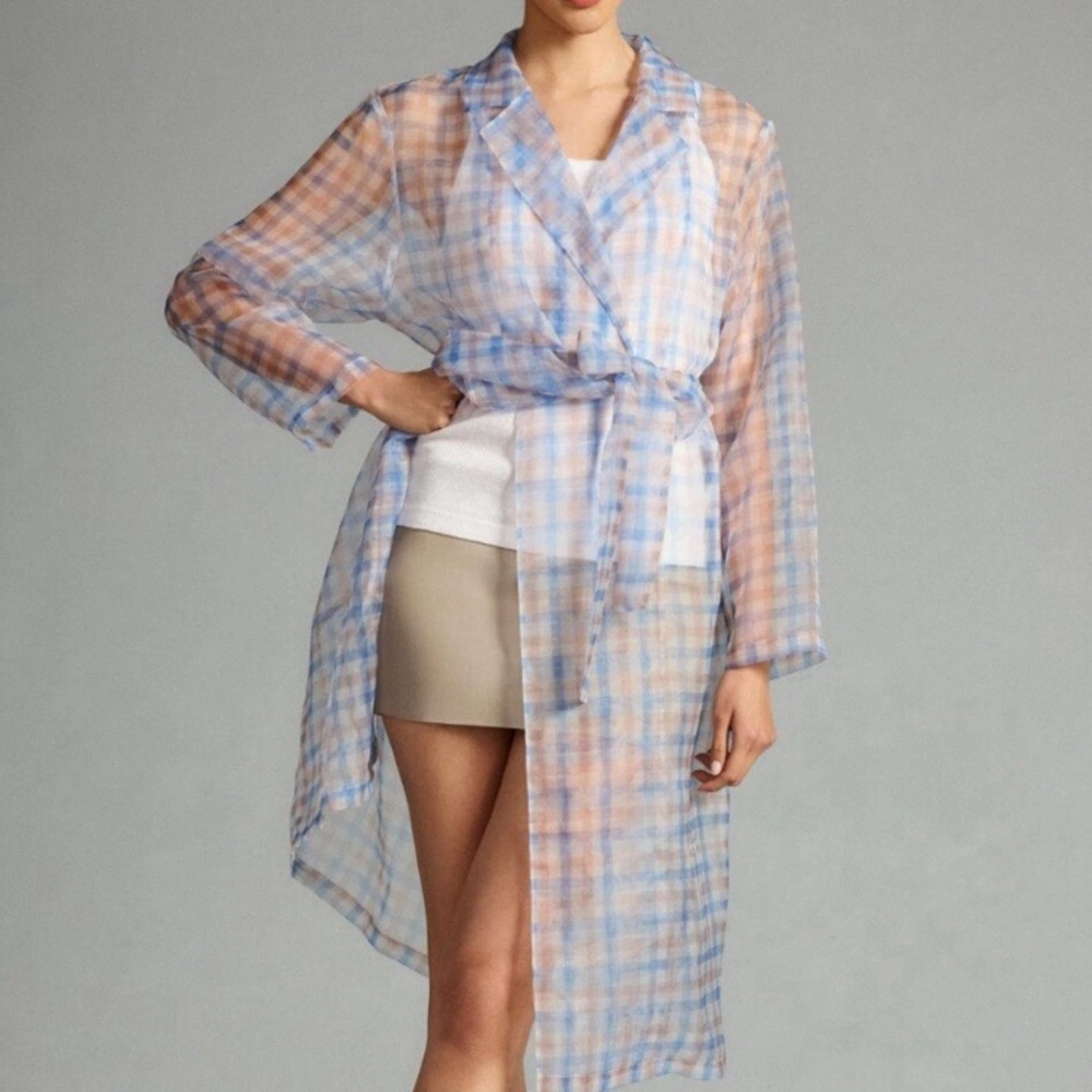 Anthropologie (Maeve) Blue Duster (one size fits many)